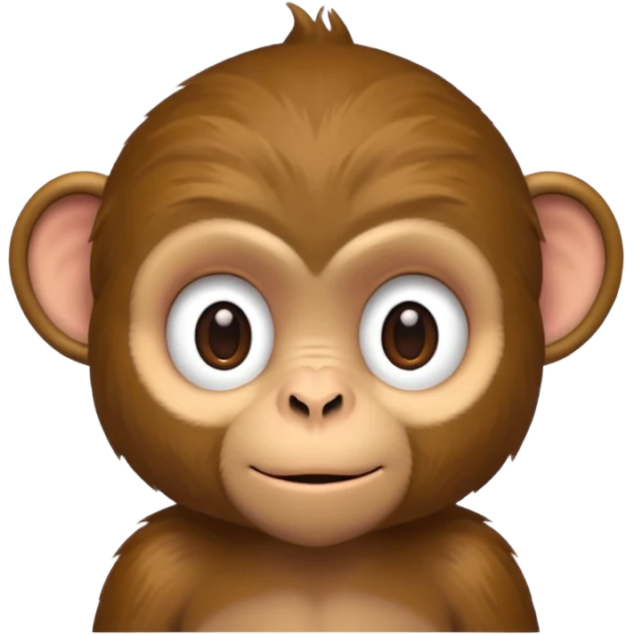monkey sitting emoji
