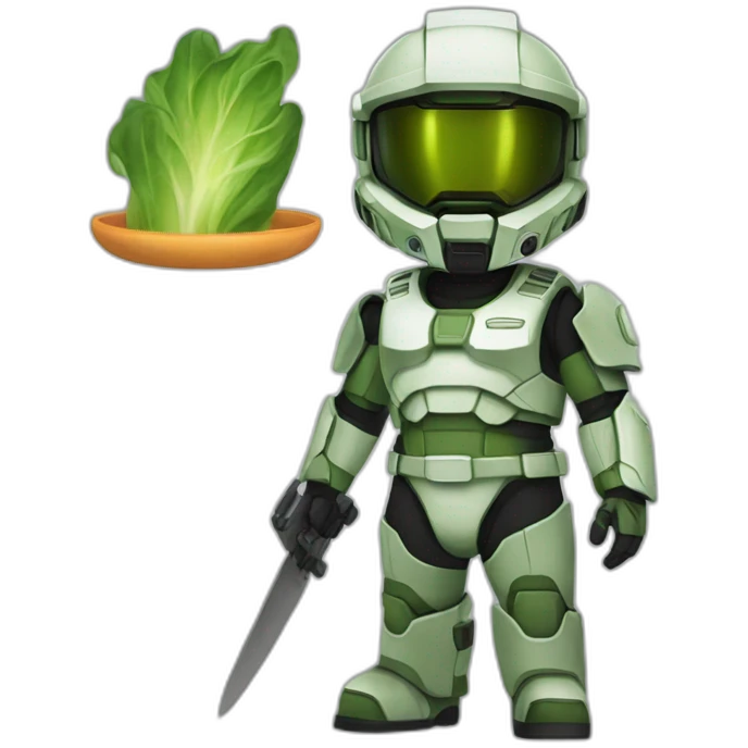 Master Chief Dressed as Master Chef emoji
