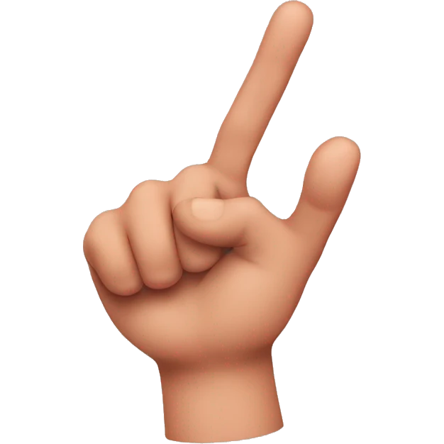 pinky up emoji