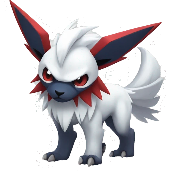 Cool Edgy Absol-Zangoose-Quilava, full body emoji