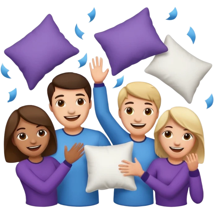 pillow fight emoji