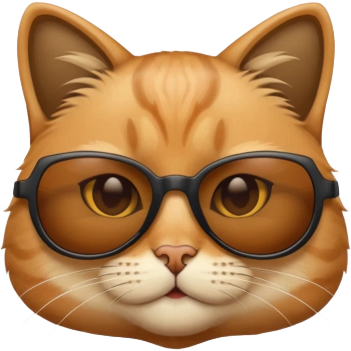 Cat wearing sunglasses emoji