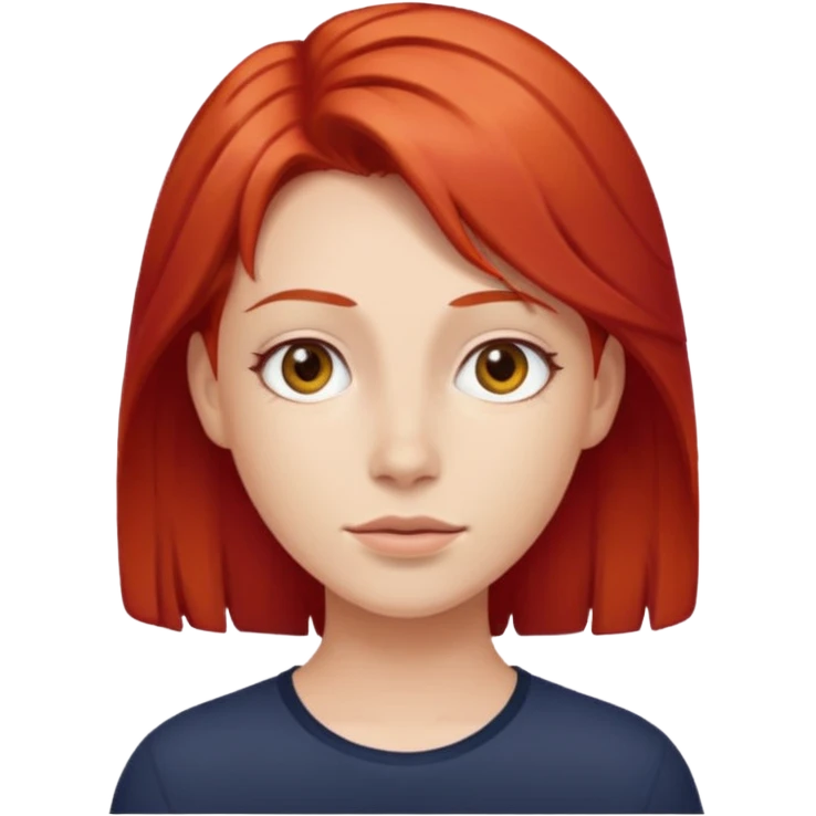 Pic à tête rouge emoji