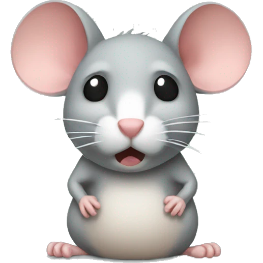 mouse sick emoji