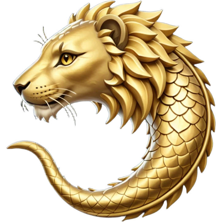 Elder Scrolls Online Lioneating its tail Ouroboro clockwise emoji