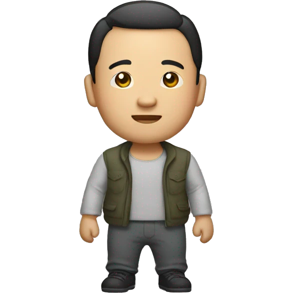 Chinese man makes iPhone emoji