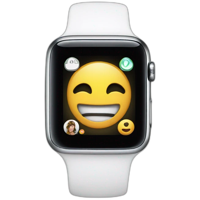 Apple watch Ultra front emoji