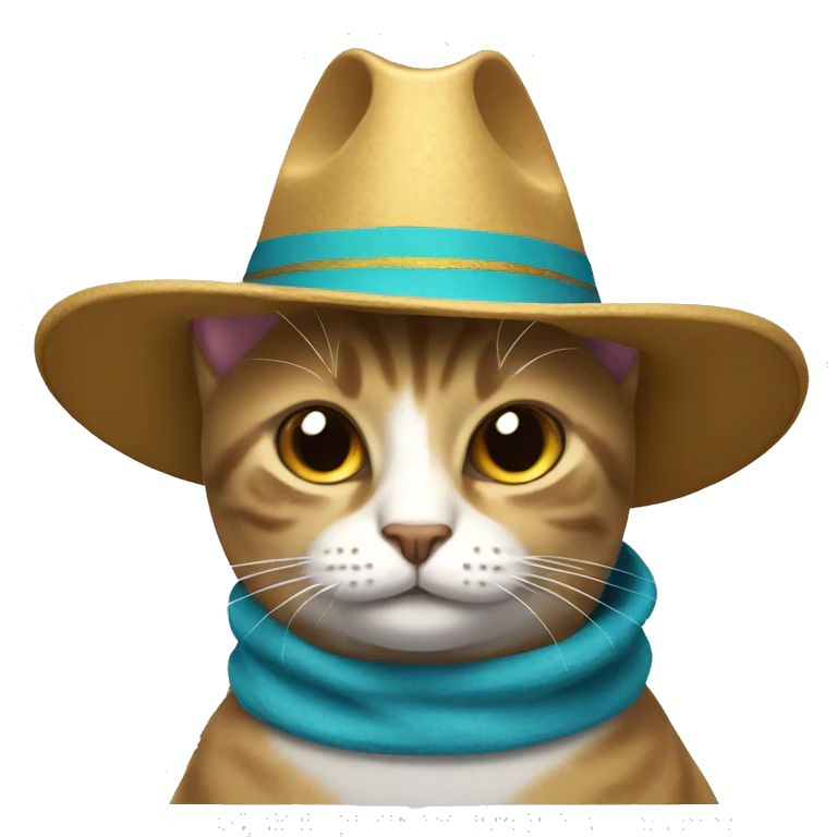 Gato con sombrero  emoji