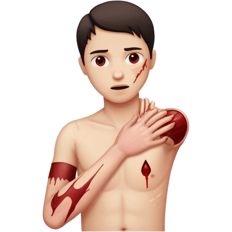 arm cut  emoji