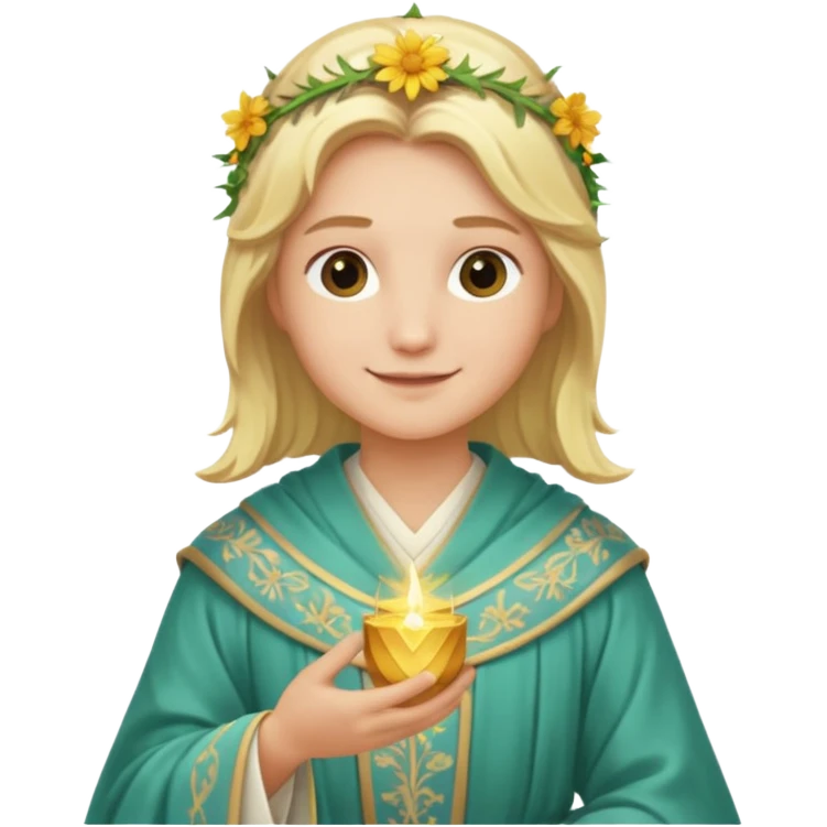 saint dandelion emoji