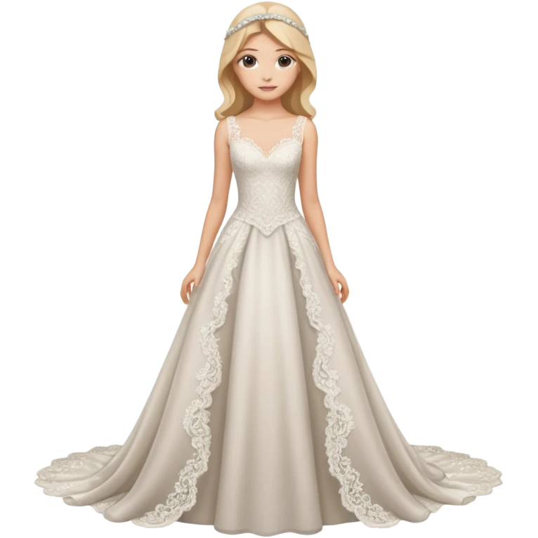 nicole peltz with wedding dress emoji