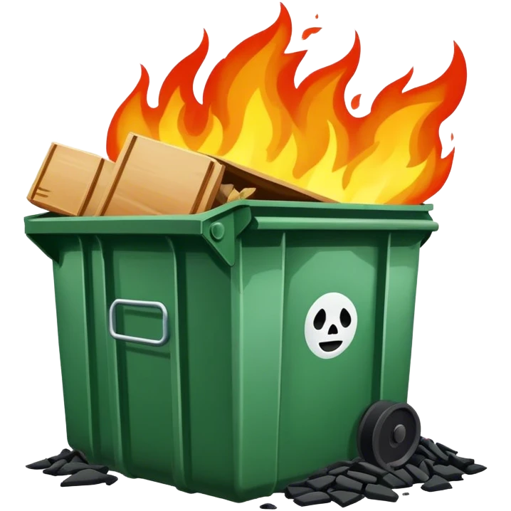 Dumpter fire emoji