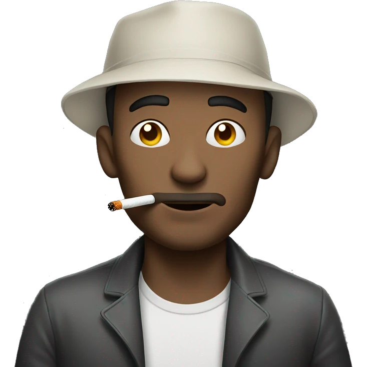 Man smoke cigarettes  emoji