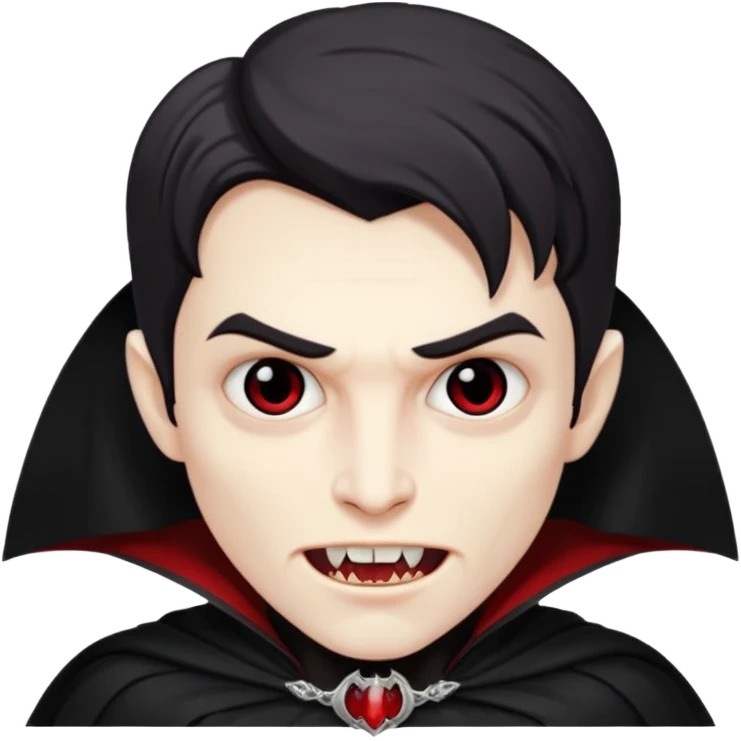 Upward facing vampire emoji  emoji