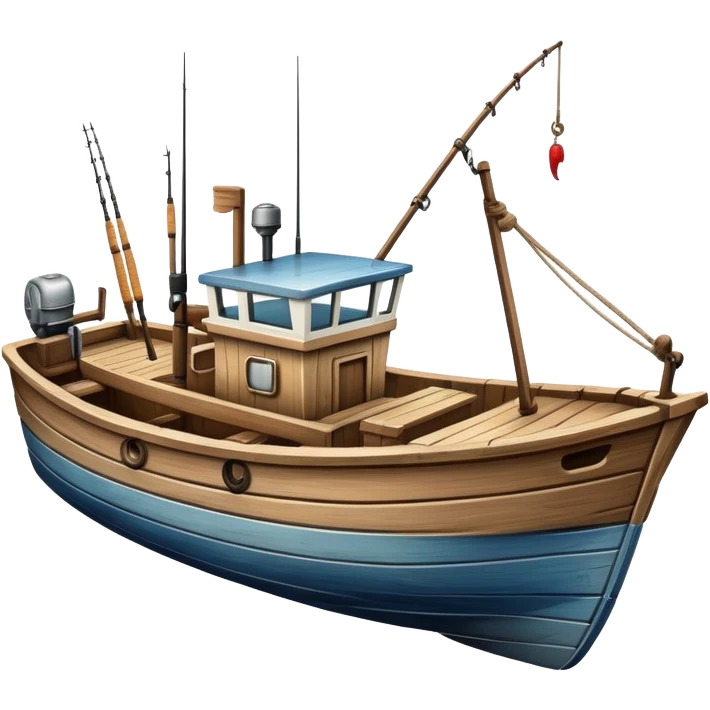 Boat fishing emoji
