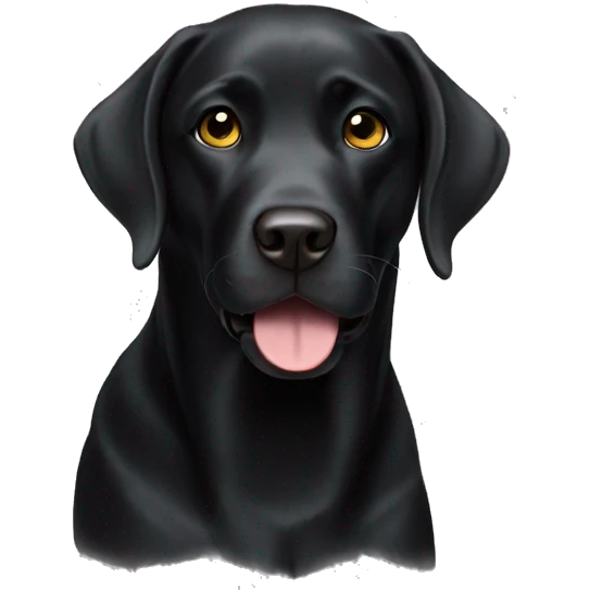 black labrador emoji