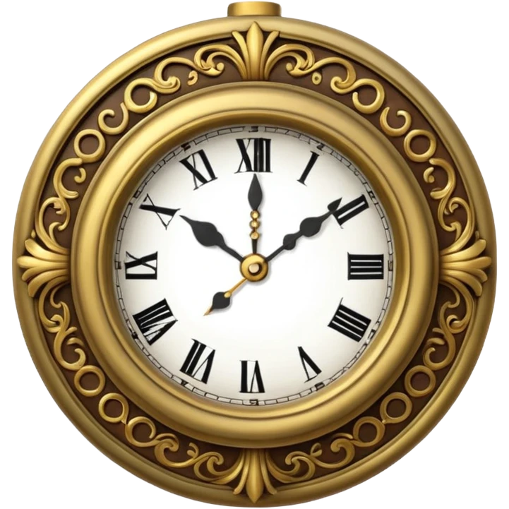 Clock it  emoji