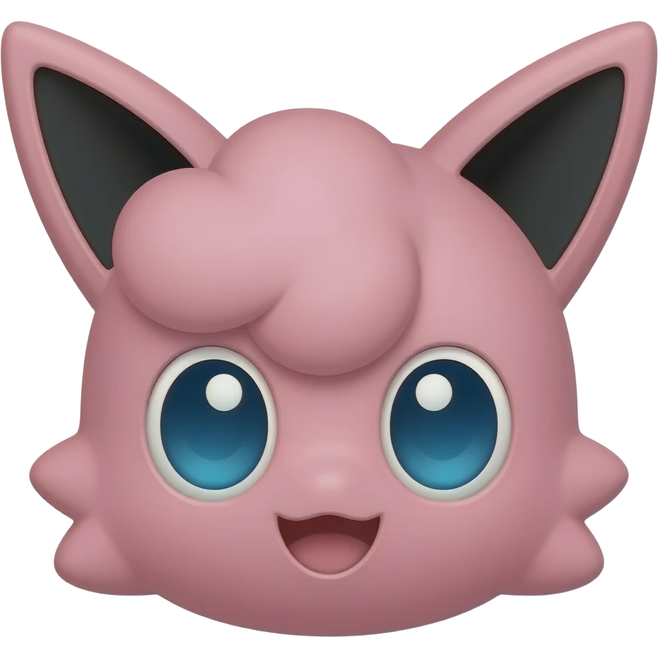 Pokemon Jigglypuff head emoji
