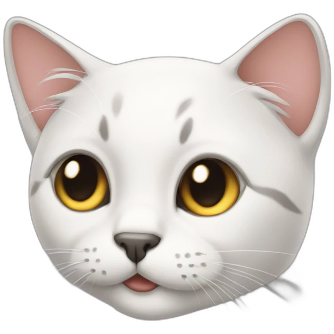 cat with black hair emoji