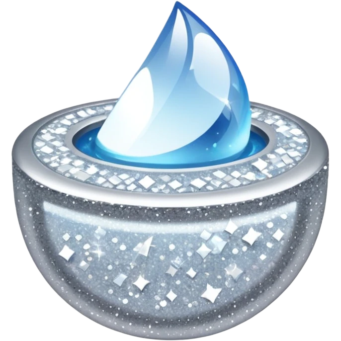 white glory glitter emoji