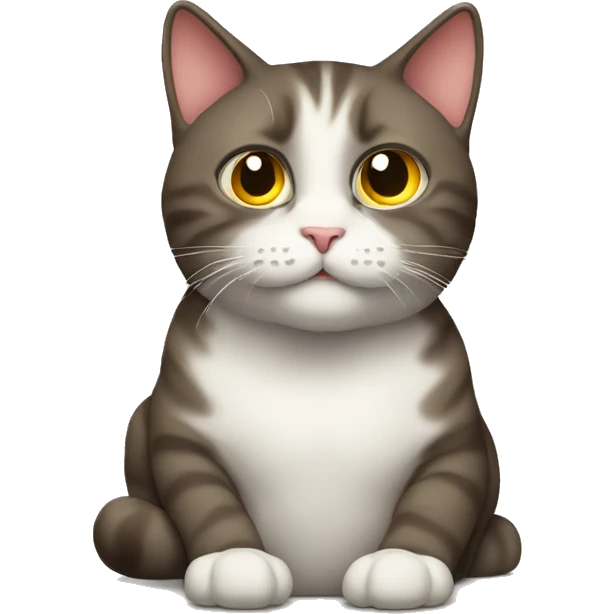 Thinking cat emoji
