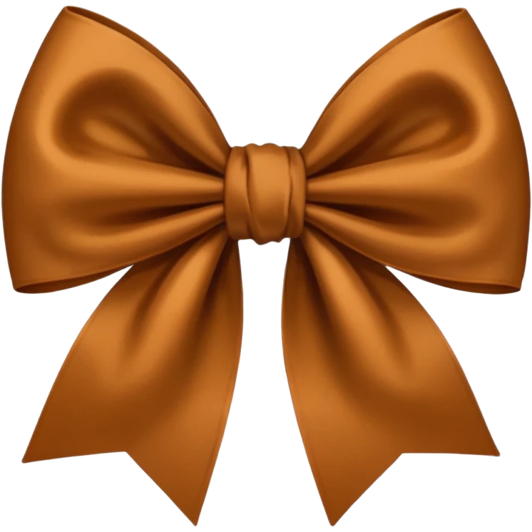 Brown bow emoji