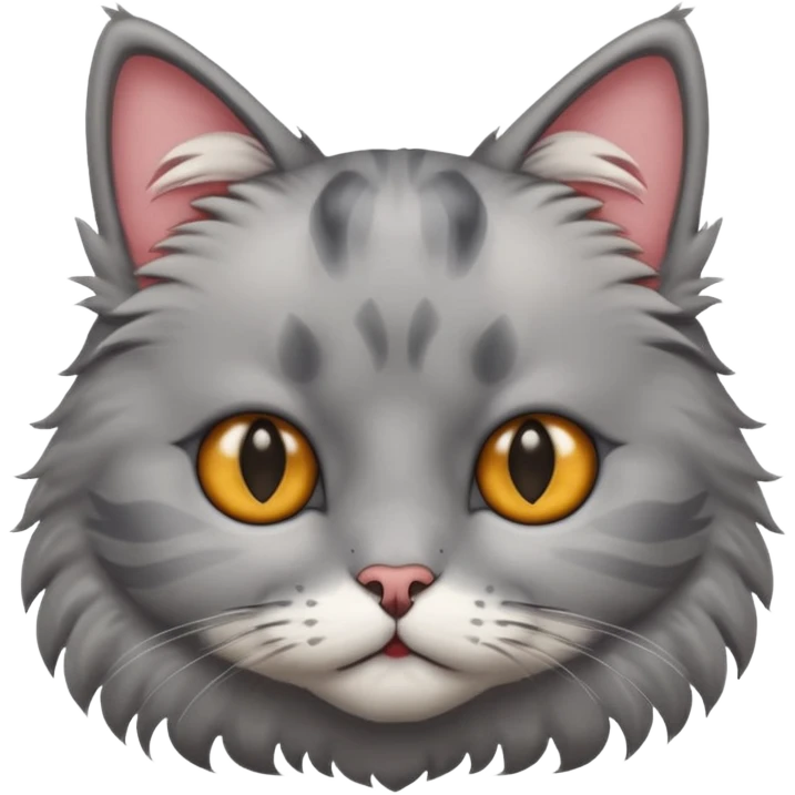 Cat with dark circles  emoji