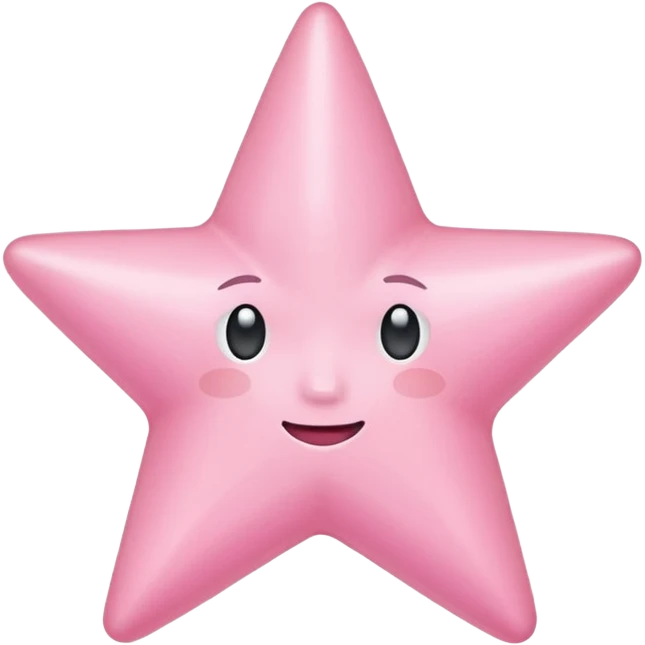 pink star emoji