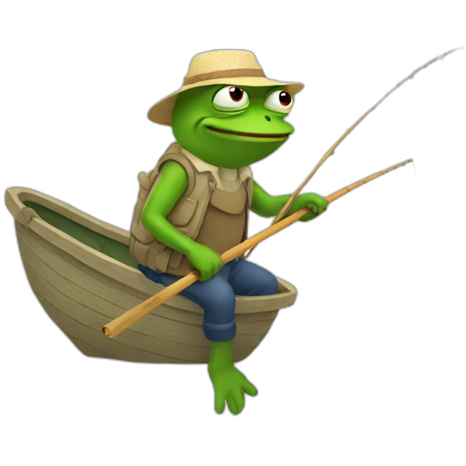 pepe fishing emoji