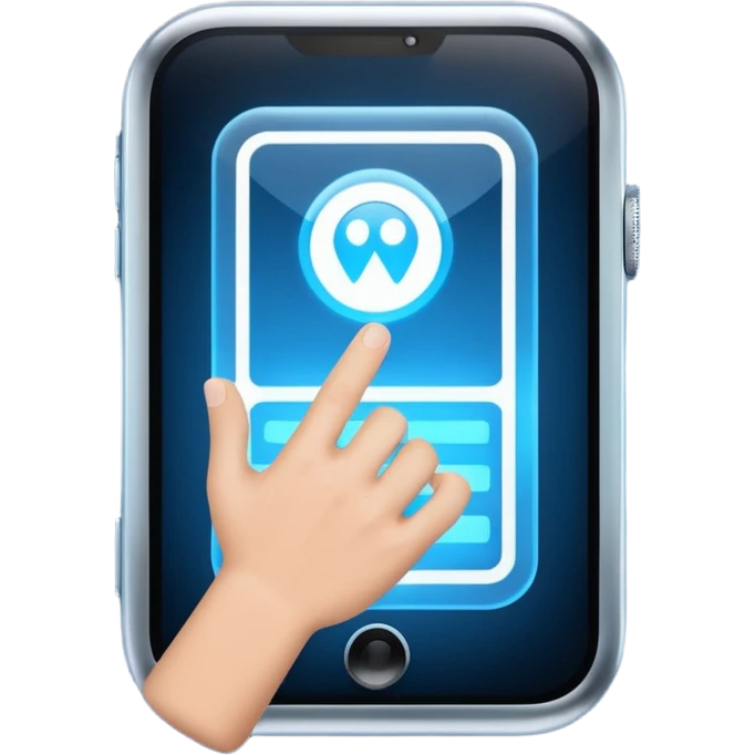 Access granted on a screen  emoji