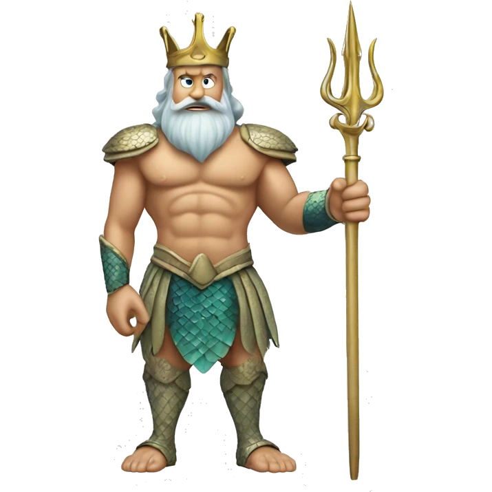 king triton with spear emoji