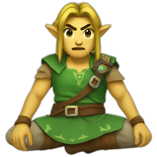 Zelda qui fait caca emoji