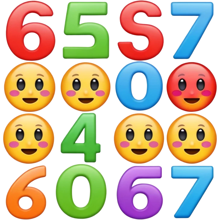 Do a meme six seven  emoji