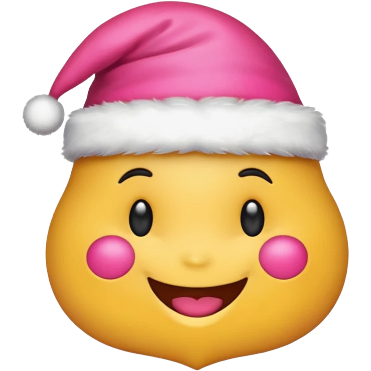 Chrismas cute pink emojis food emoji