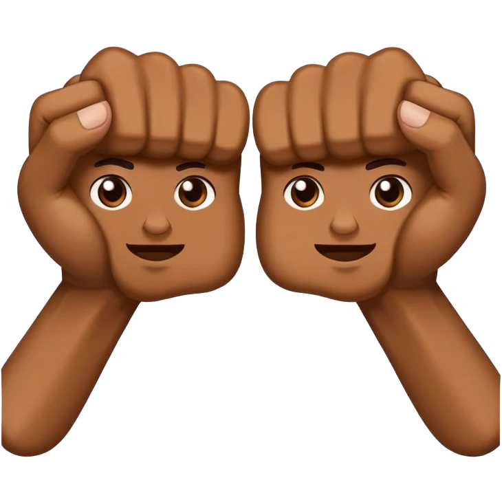 Bumped fists emoji