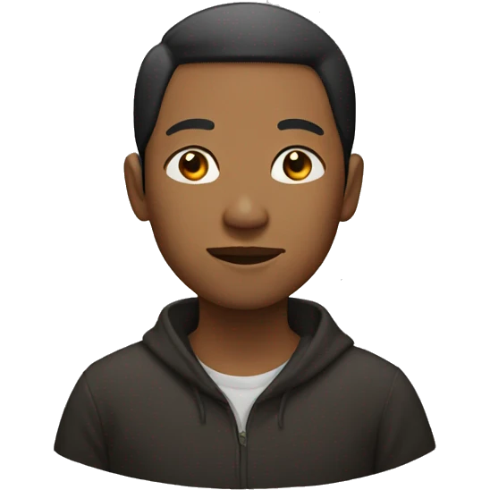 Black chinese person emoji