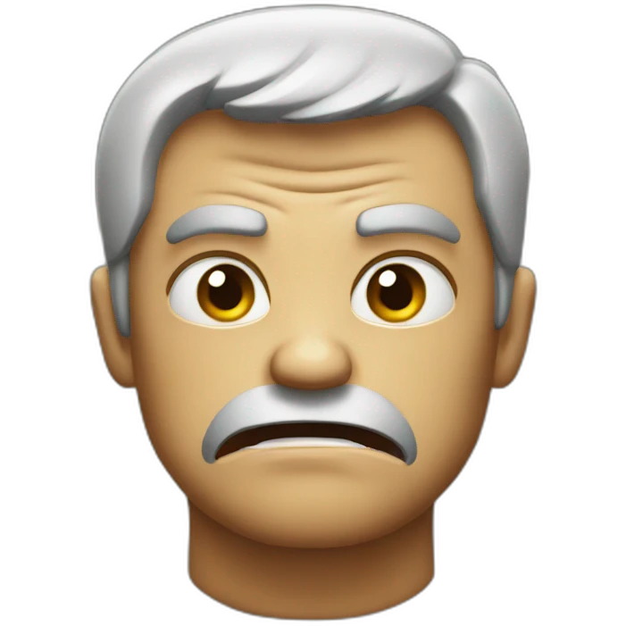 very angry emoji