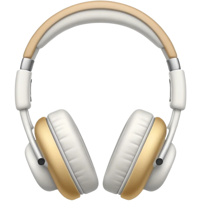 clean and minimal composition, elegant white apple headphones, soft natural lighting, smooth matte textures, modern masculine design, minimal background, calm and refined mood, cinematic soft shadows, high resolution emoji