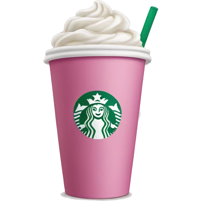 Starbucks coffee pink  emoji