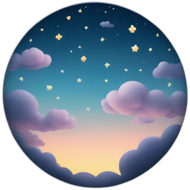 sky with stars emoji