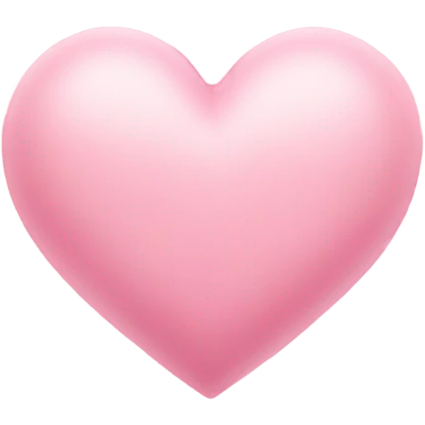 baby pink heart emoji