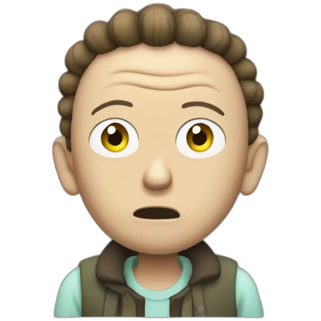 ricked up morty emoji