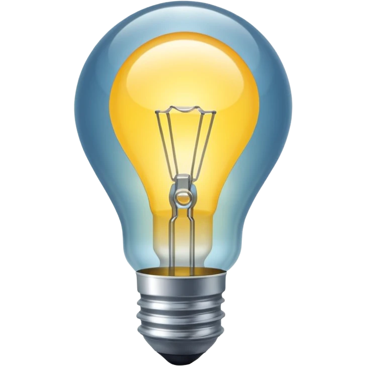 bulb of light emoji