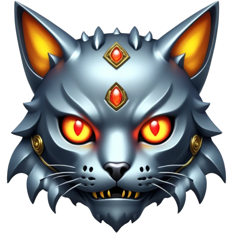 SuperDoomsday robot cat monster demon lord god emoji