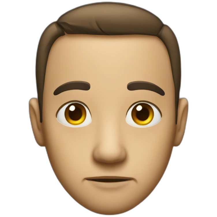 Suspicious look emoji