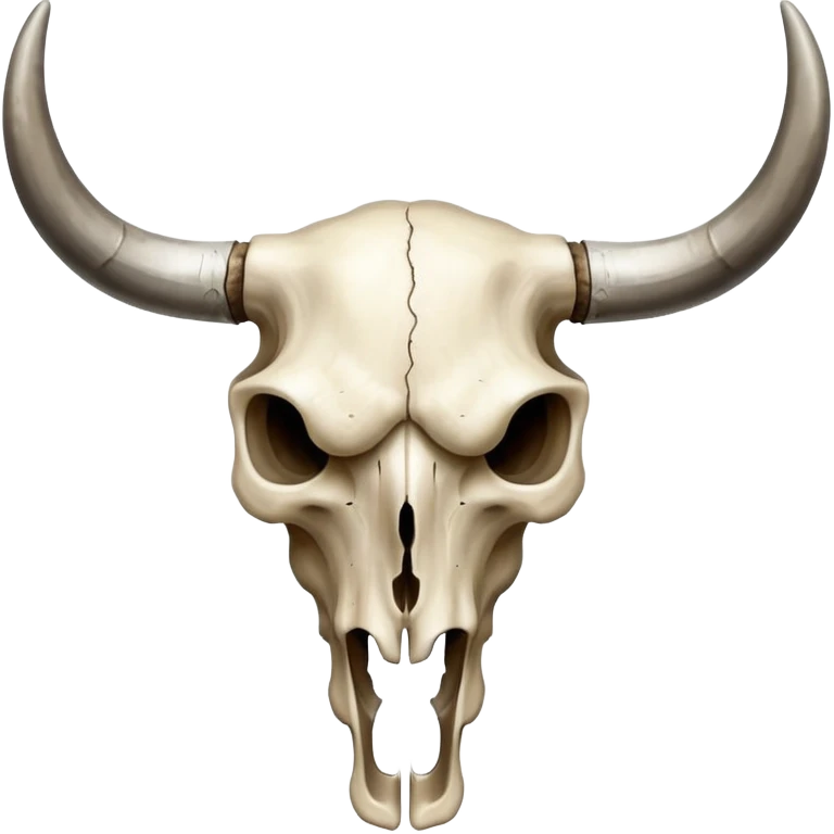bull skull lateral emoji