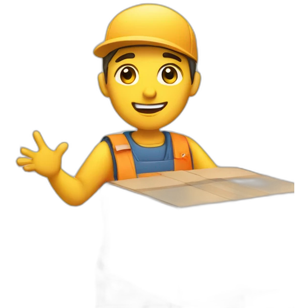 courier service processing emoji