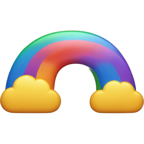 rainbow that says "GAE" emoji