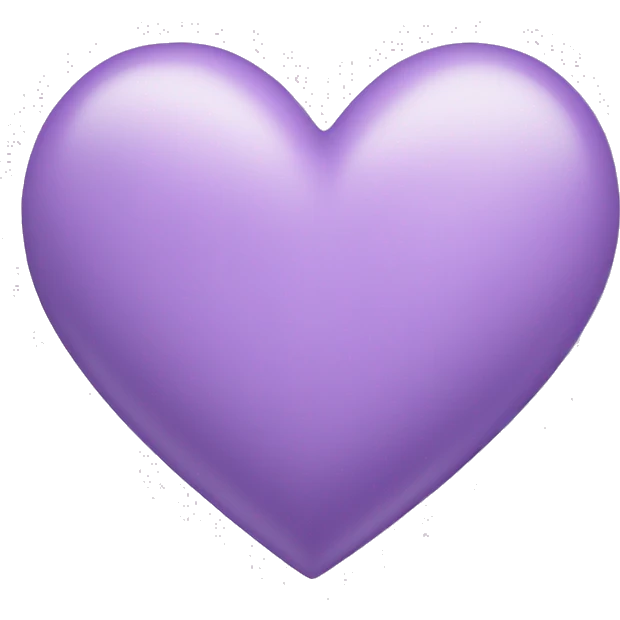light purple heart emoji