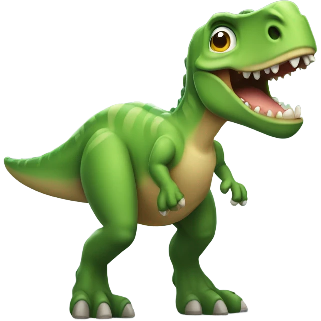 dinosaur shaking head no emoji